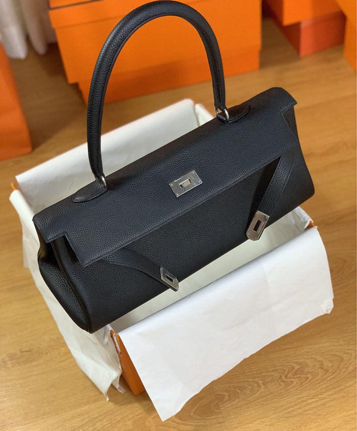 エルメスコピー通販 HERMES ショルダーケリー42 ショルダーバッグ 黒 ブラック トゴ シルバー金具 2634895 エルメス メンズバッグ 人気 - 画像 (3)