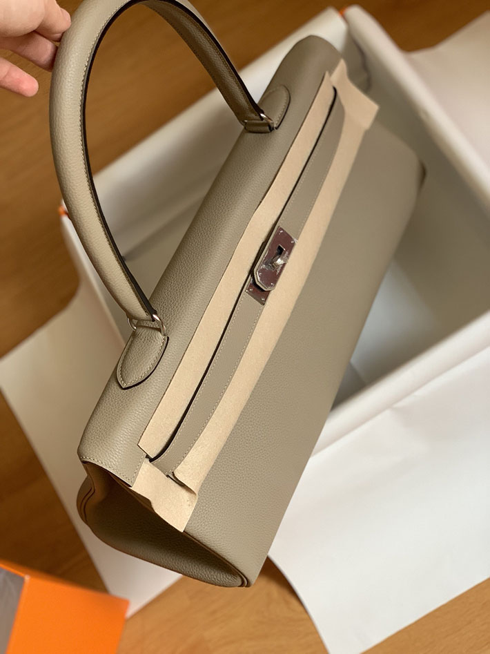 エルメスコピー通販 HERMES ショルダーケリー42 ショルダーバッグ トゥルティールグレー トゴ シルバー金具 2634896 エルメス メンズ ショルダーバッグ - 画像 (2)