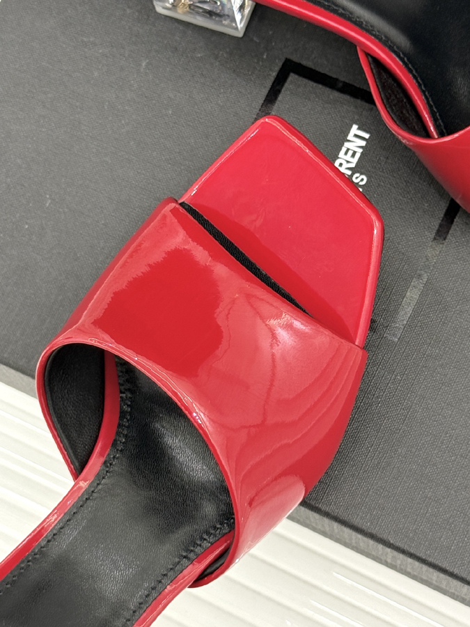 最高級サンローランスーパーコピー サンローラン ミュール サンダル スクエアトゥ オープントゥ レッド サンローラン サンダル 新作 - 画像 (7)