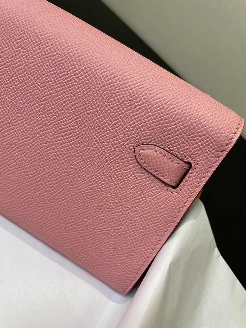エルメス安い HERMES ケリーウォレット ロング トゥーゴー ローズコンフェッティ ヴォーエプソン ゴールド金具 2635001 ケリーウォレット ロング 定価 - 画像 (9)
