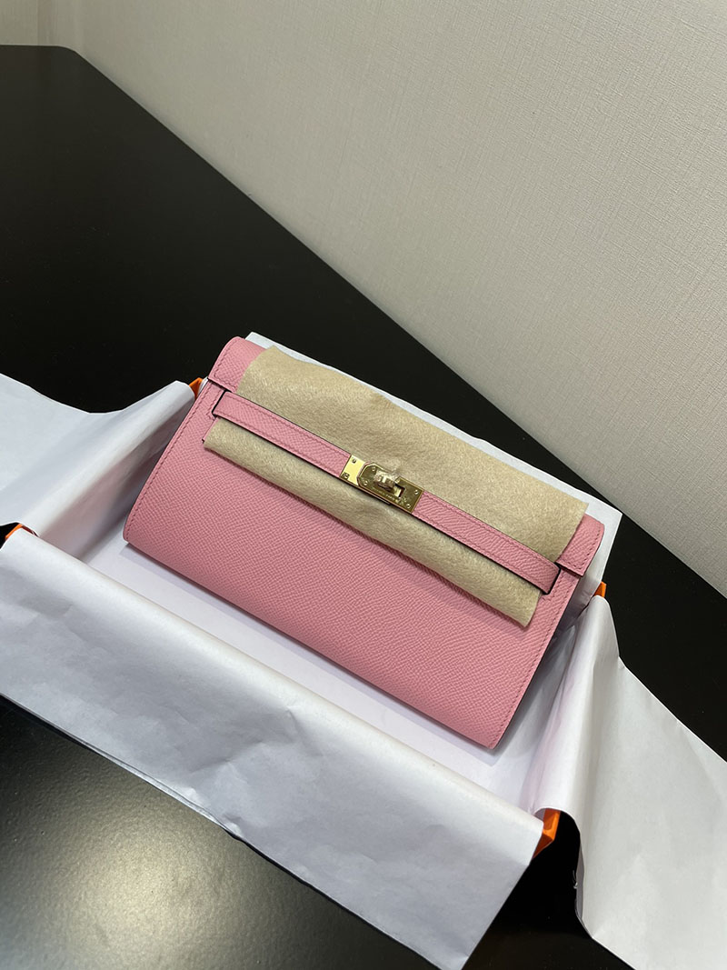 エルメス安い HERMES ケリーウォレット ロング トゥーゴー ローズコンフェッティ ヴォーエプソン ゴールド金具 2635001 ケリーウォレット ロング 定価 - 画像 (8)