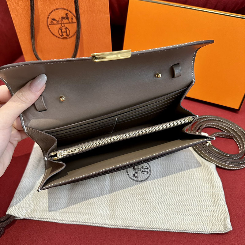 エルメス安い HERMES コンスタンスロング トゥーゴー エトゥープ ヴォーエプソン ゴールド金具 H080201CC18 エルメス ショルダーバッグ 公式 - 画像 (3)