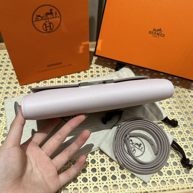 エルメス安い HERMES コンスタンスロング トゥーゴー クロッカス ヴォーエプソン シルバー金具 H080201CK9W エルメス ウォレット ショルダー 定価 - 画像 (7)