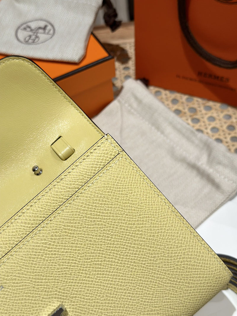 エルメス安い HERMES コンスタンスロング トゥーゴー ジョーヌプッサン ヴォーエプソン シルバー金具 H080201CK1Z コンスタンス 財布 ショルダー - 画像 (2)