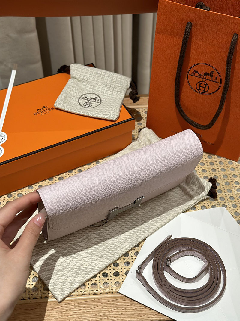 エルメス安い HERMES コンスタンスロング トゥーゴー モーヴペール ヴォーエプソン シルバー金具 H080201CK09 エルメス コンスタンス 長財布 - 画像 (5)