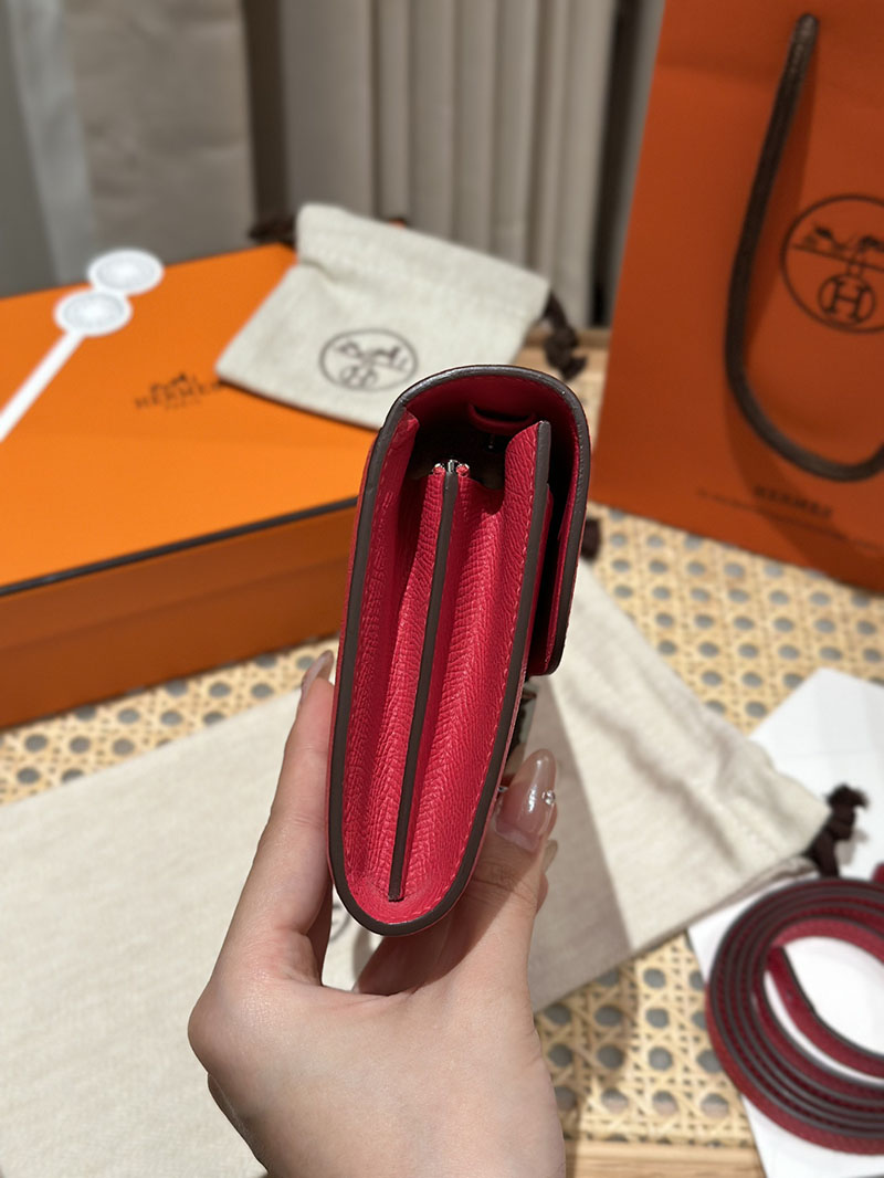 エルメス安い HERMES コンスタンスロング トゥーゴー ローズエクストレーム ヴォーエプソン シルバー金具 H080201CPI6 コンスタンス ロング トゥーゴー 定価 - 画像 (8)