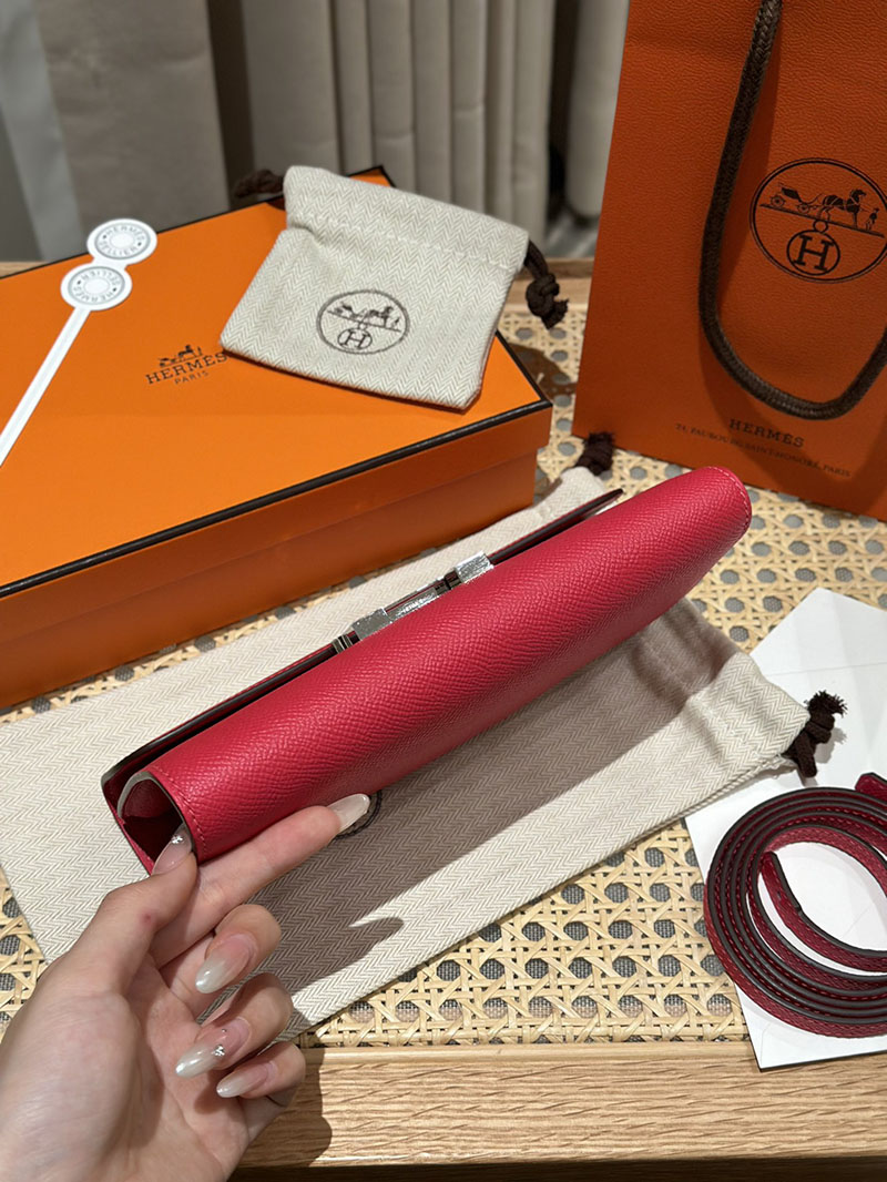 エルメス安い HERMES コンスタンスロング トゥーゴー ローズエクストレーム ヴォーエプソン シルバー金具 H080201CPI6 コンスタンス ロング トゥーゴー 定価 - 画像 (6)