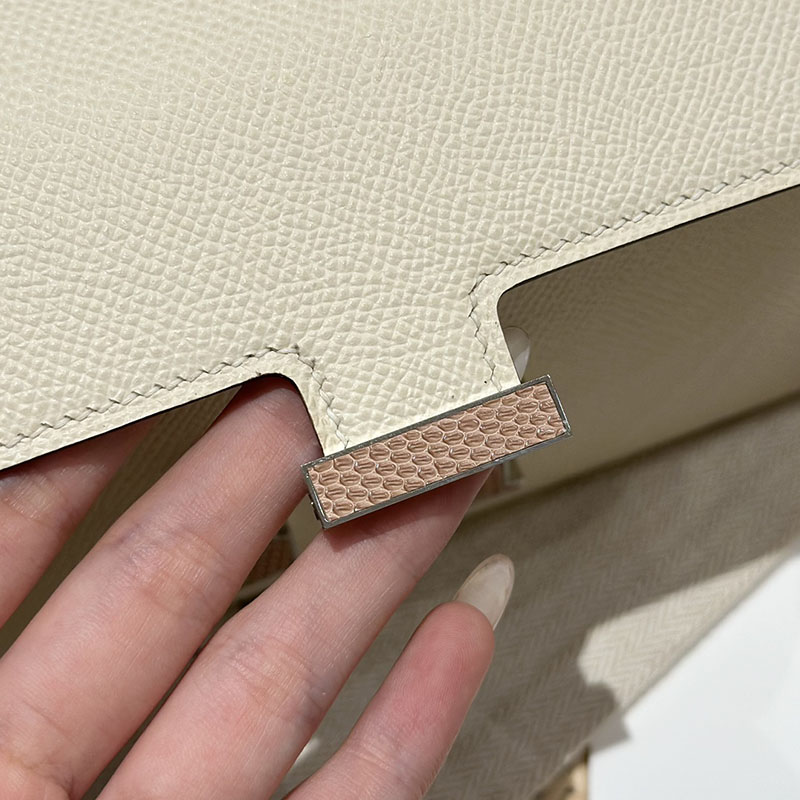 エルメス安い HERMES コンスタンスロング トゥーゴー ナタ ヴォーエプソン×リザード シルバー金具 2635021 コンスタンス ウォレット 定価 - 画像 (4)