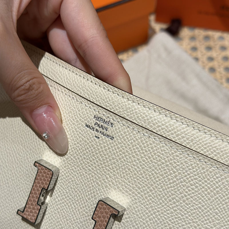 エルメス安い HERMES コンスタンスロング トゥーゴー ナタ ヴォーエプソン×リザード シルバー金具 2635021 コンスタンス ウォレット 定価 - 画像 (3)