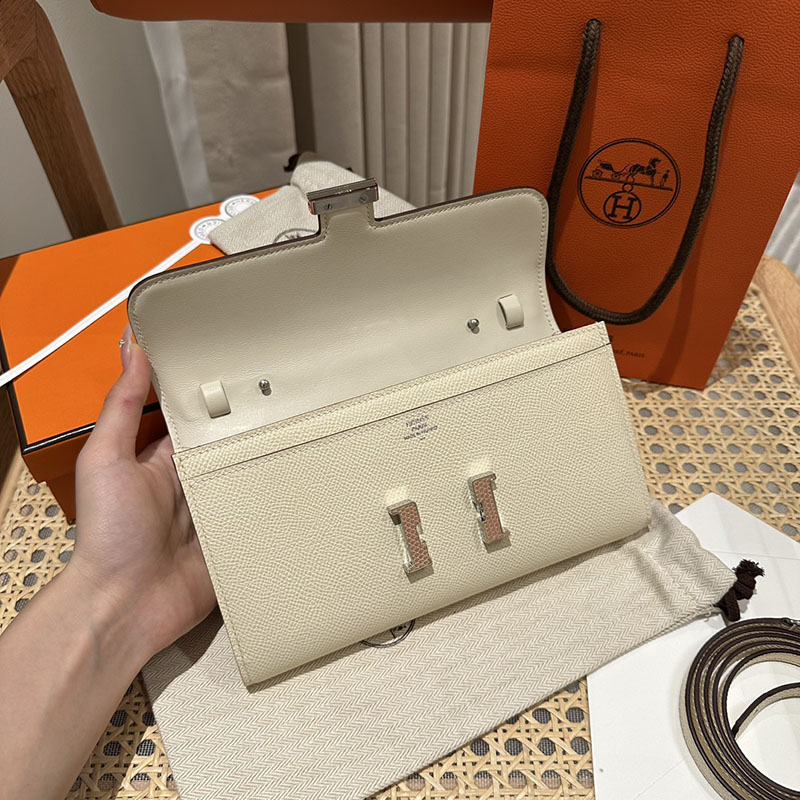 エルメス安い HERMES コンスタンスロング トゥーゴー ナタ ヴォーエプソン×リザード シルバー金具 2635021 コンスタンス ウォレット 定価 - 画像 (2)