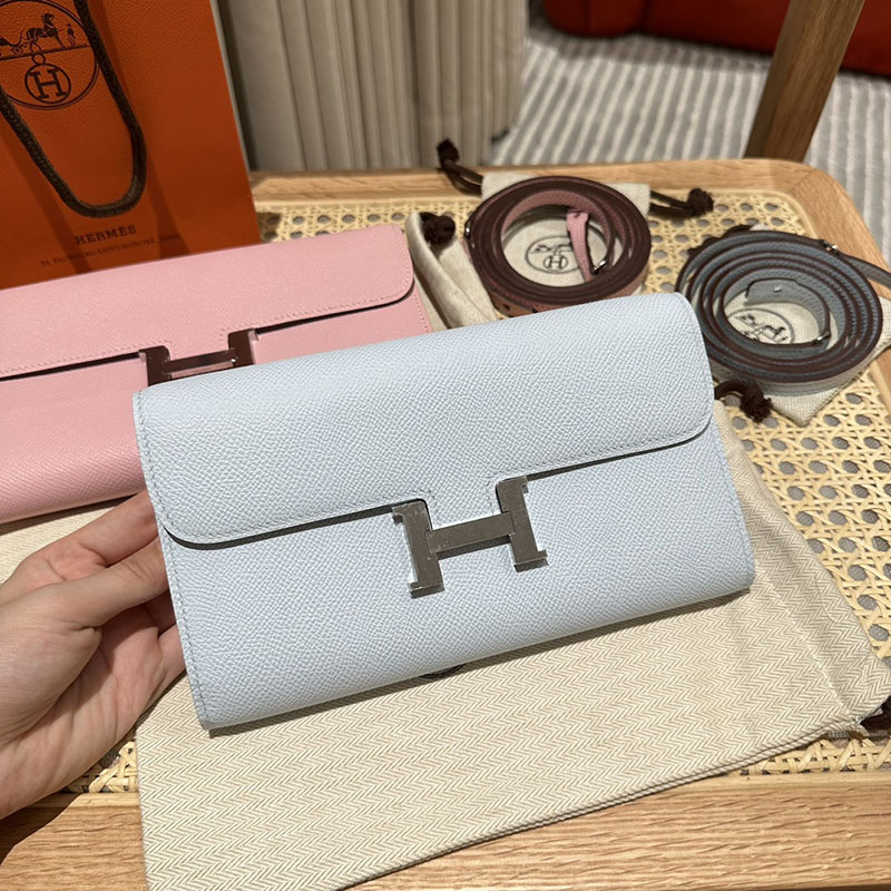 エルメス安い HERMES コンスタンスロング トゥーゴー アズール ヴォーエプソン シルバー金具 H080201CK7R コンスタンス ウォレット トゥーゴー - 画像 (9)