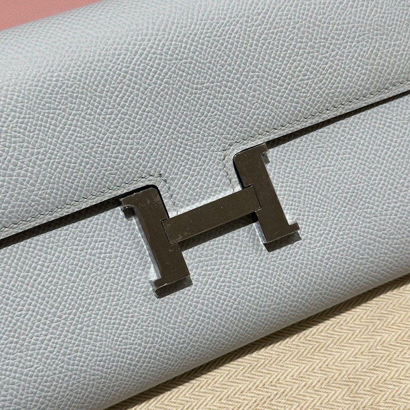 エルメス安い HERMES コンスタンスロング トゥーゴー アズール ヴォーエプソン シルバー金具 H080201CK7R コンスタンス ウォレット トゥーゴー - 画像 (8)