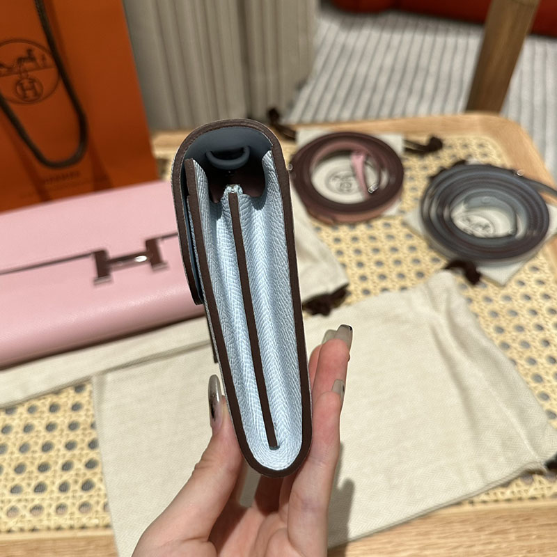 エルメス安い HERMES コンスタンスロング トゥーゴー アズール ヴォーエプソン シルバー金具 H080201CK7R コンスタンス ウォレット トゥーゴー - 画像 (6)