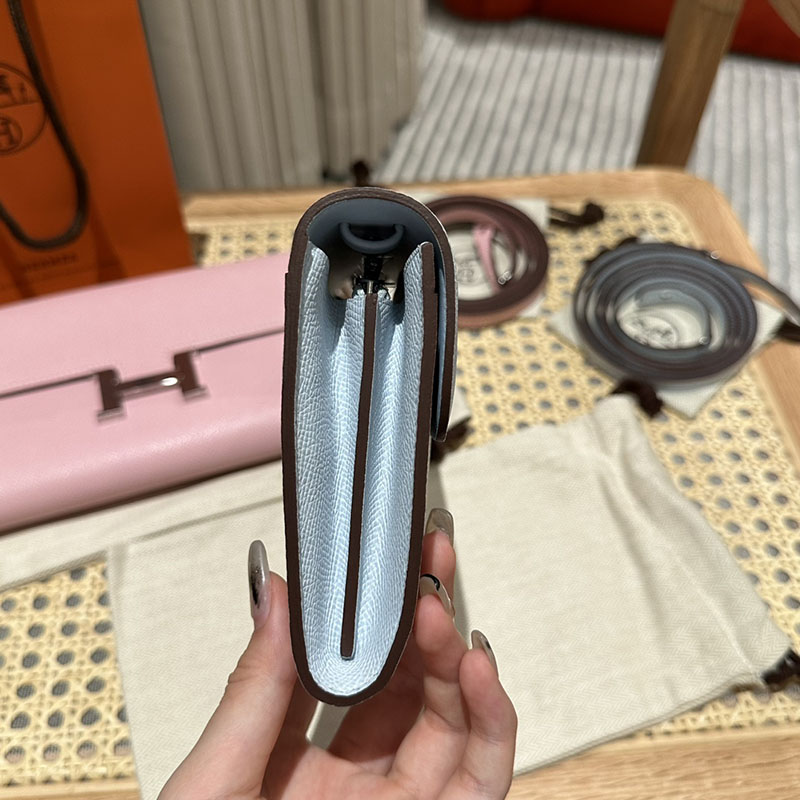 エルメス安い HERMES コンスタンスロング トゥーゴー アズール ヴォーエプソン シルバー金具 H080201CK7R コンスタンス ウォレット トゥーゴー - 画像 (5)
