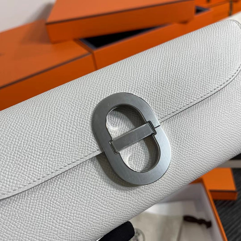 エルメス安い HERMES シェーヌダンクル トゥーゴー グリパール ヴォーエプソン シルバー金具 H083141CKM4 エルメス ウォレット ショルダー 定価 - 画像 (8)
