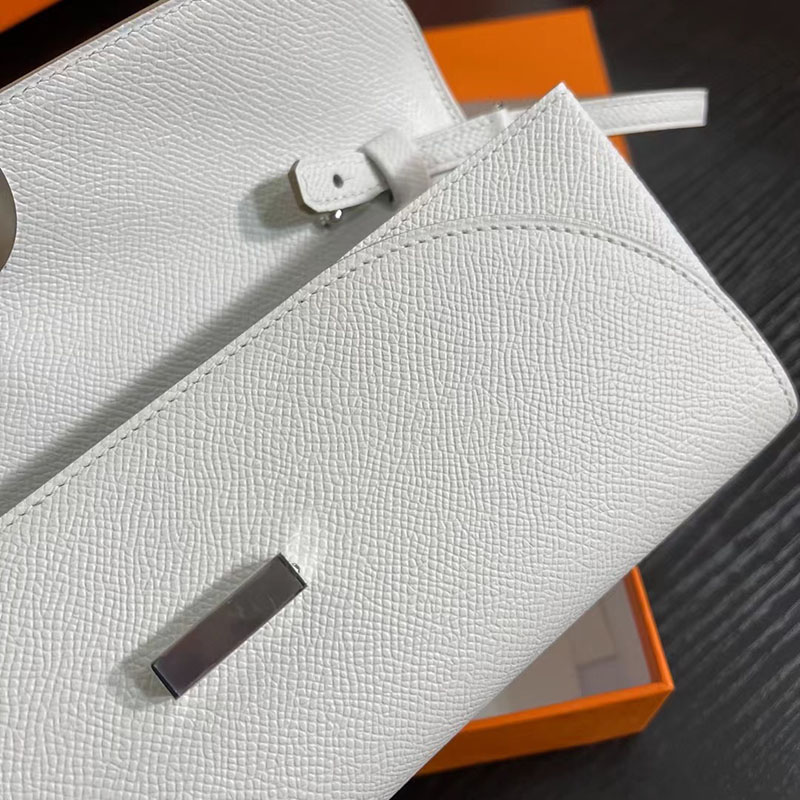 エルメス安い HERMES シェーヌダンクル トゥーゴー グリパール ヴォーエプソン シルバー金具 H083141CKM4 エルメス ウォレット ショルダー 定価 - 画像 (3)