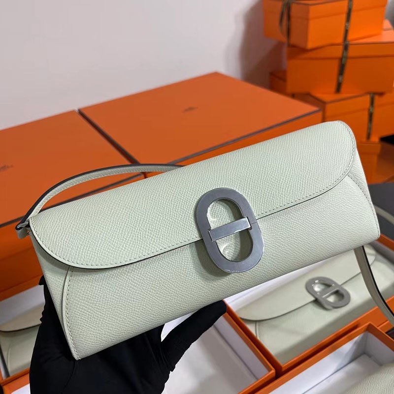 エルメス安い HERMES シェーヌダンクル トゥーゴー ヴェールフィズ ヴォーエプソン シルバー金具 H083141CK0S エルメス ウォレットバッグ 定価 - 画像 (9)