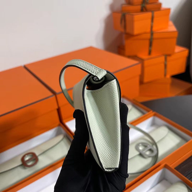 エルメス安い HERMES シェーヌダンクル トゥーゴー ヴェールフィズ ヴォーエプソン シルバー金具 H083141CK0S エルメス ウォレットバッグ 定価 - 画像 (7)