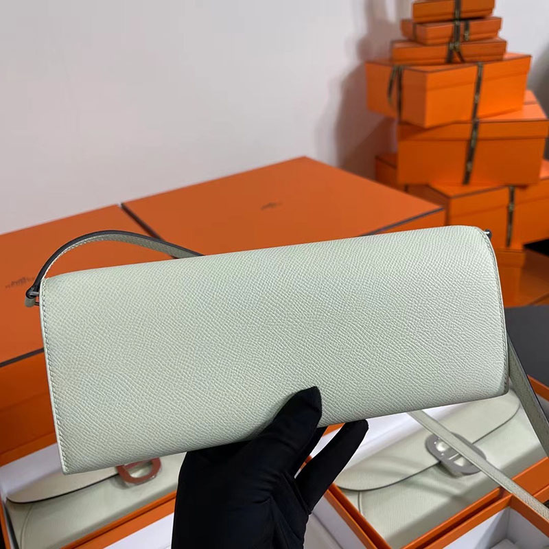 エルメス安い HERMES シェーヌダンクル トゥーゴー ヴェールフィズ ヴォーエプソン シルバー金具 H083141CK0S エルメス ウォレットバッグ 定価 - 画像 (6)