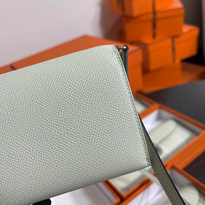 エルメス安い HERMES シェーヌダンクル トゥーゴー ヴェールフィズ ヴォーエプソン シルバー金具 H083141CK0S エルメス ウォレットバッグ 定価 - 画像 (5)