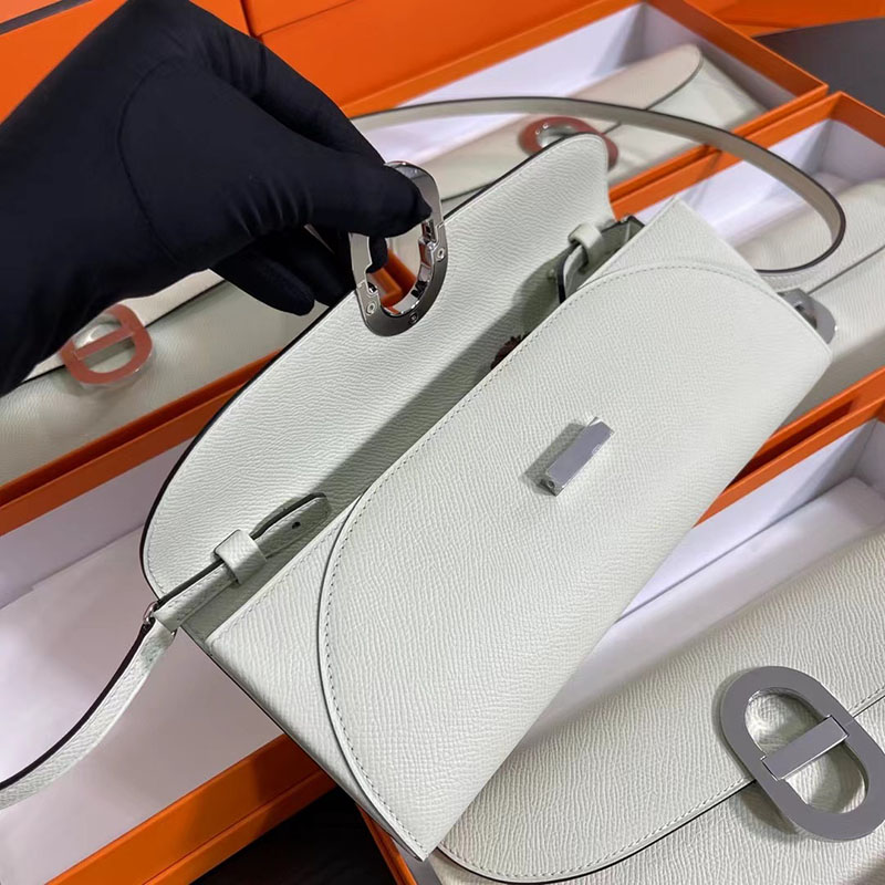 エルメス安い HERMES シェーヌダンクル トゥーゴー ヴェールフィズ ヴォーエプソン シルバー金具 H083141CK0S エルメス ウォレットバッグ 定価 - 画像 (4)