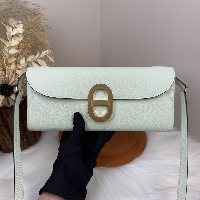 エルメス安い HERMES シェーヌダンクル トゥーゴー ヴェールフィズ ヴォーエプソン シルバー金具 H083141CC0S シェーヌダンクル 正規店 - 画像 (3)