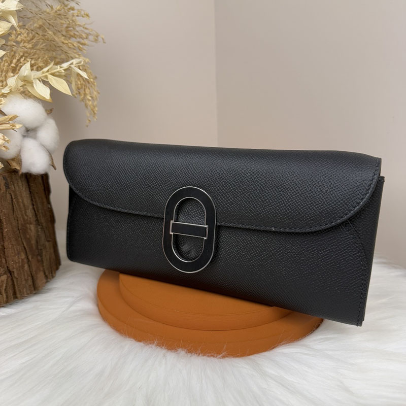 エルメス安い HERMES シェーヌダンクル トゥーゴー ブラック ヴォーエプソン ブラック金具 H083141CA89 シェーヌダンクル スーパーコピー - 画像 (4)