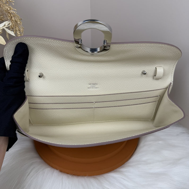 エルメス安い HERMES シェーヌダンクル トゥーゴー ナタ ヴォーエプソン シルバー金具 H083141CKI2 エルメス シェーヌダンクル コピー - 画像 (2)