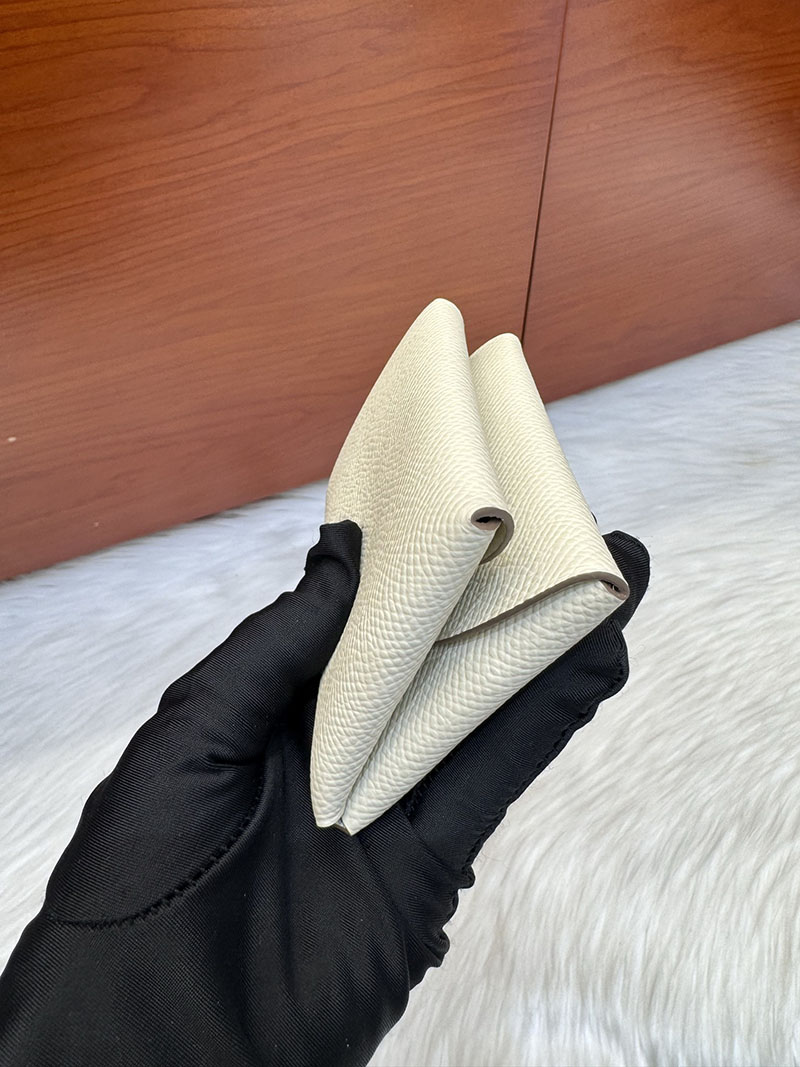 エルメス安い HERMES カルヴィデュオ カードケース クレ ヴォーエプソン シルバー金具 H083035CK10 エルメス 名刺入れ 公式 - 画像 (6)