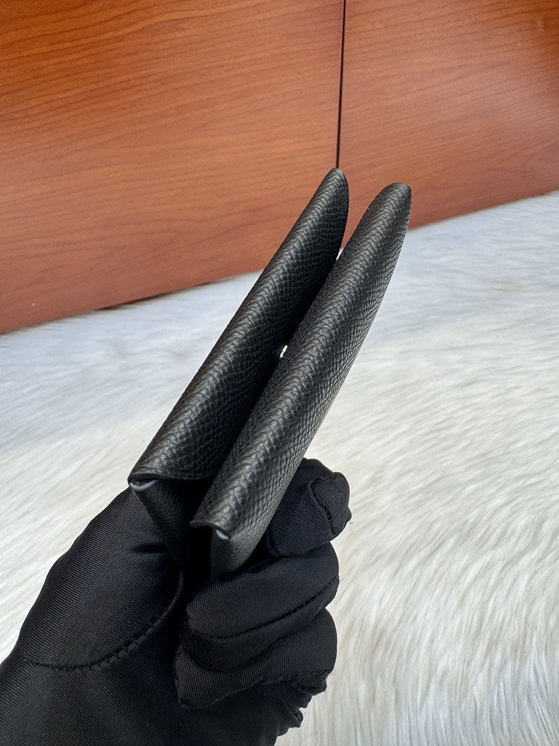 エルメス安い HERMES カルヴィデュオ カードケース ブラック ヴォーエプソン シルバー金具 H083035CK89 カルヴィデュオ 人気色 - 画像 (4)