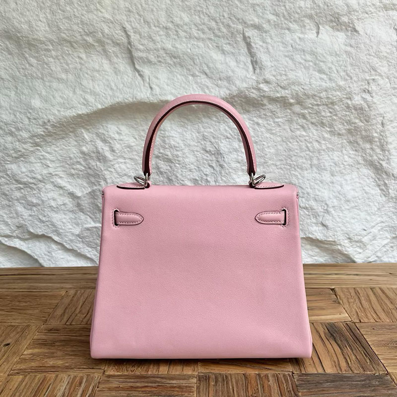 エルメスの人気バッグ HERMES ケリー25 内縫い ローズサクラ スイフト シルバー金具 H042389CK3Q エルメス バッグ ピンク - 画像 (8)