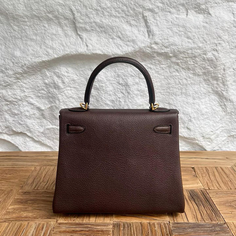 エルメスの人気バッグ HERMES ケリー25 内縫い エベンヌ バレニア ゴールド金具 2635076 エルメス ケリーバッグ - 画像 (8)