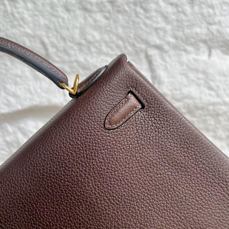エルメスの人気バッグ HERMES ケリー25 内縫い エベンヌ バレニア ゴールド金具 2635076 エルメス ケリーバッグ - 画像 (7)