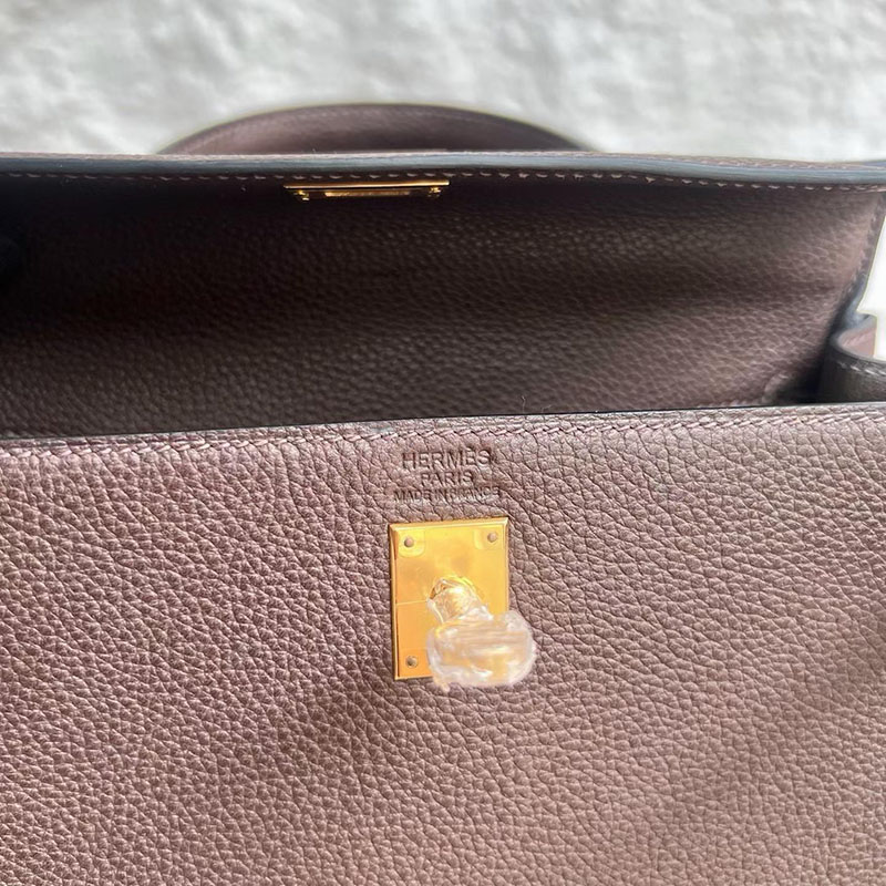 エルメスの人気バッグ HERMES ケリー25 内縫い エベンヌ バレニア ゴールド金具 2635076 エルメス ケリーバッグ - 画像 (4)