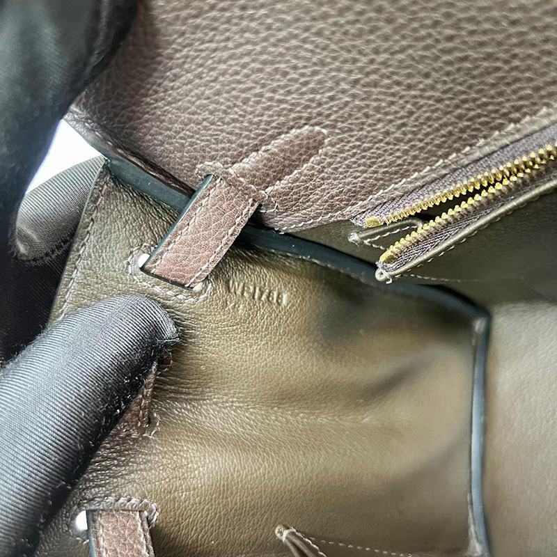 エルメスの人気バッグ HERMES ケリー25 内縫い エベンヌ バレニア ゴールド金具 2635076 エルメス ケリーバッグ - 画像 (3)
