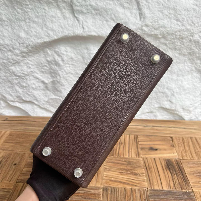 エルメスの人気バッグ HERMES ケリー25 内縫い エベンヌ バレニア ゴールド金具 2635076 エルメス ケリーバッグ - 画像 (2)
