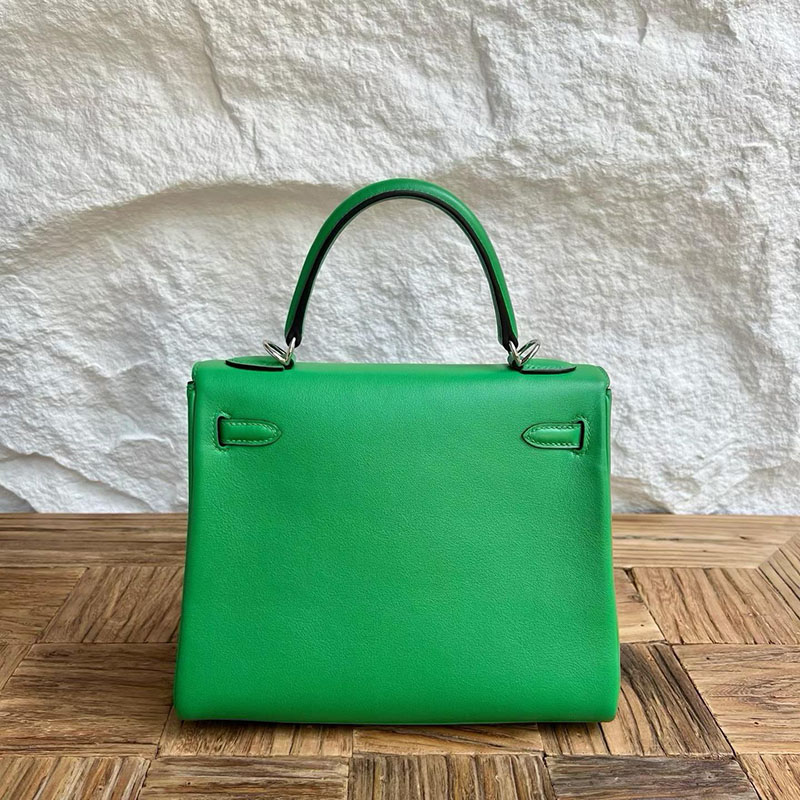 エルメスの人気バッグ HERMES ケリー25 内縫い バンブー スイフト シルバー金具 H042389CK1K エルメス バッグ アウトレット - 画像 (8)