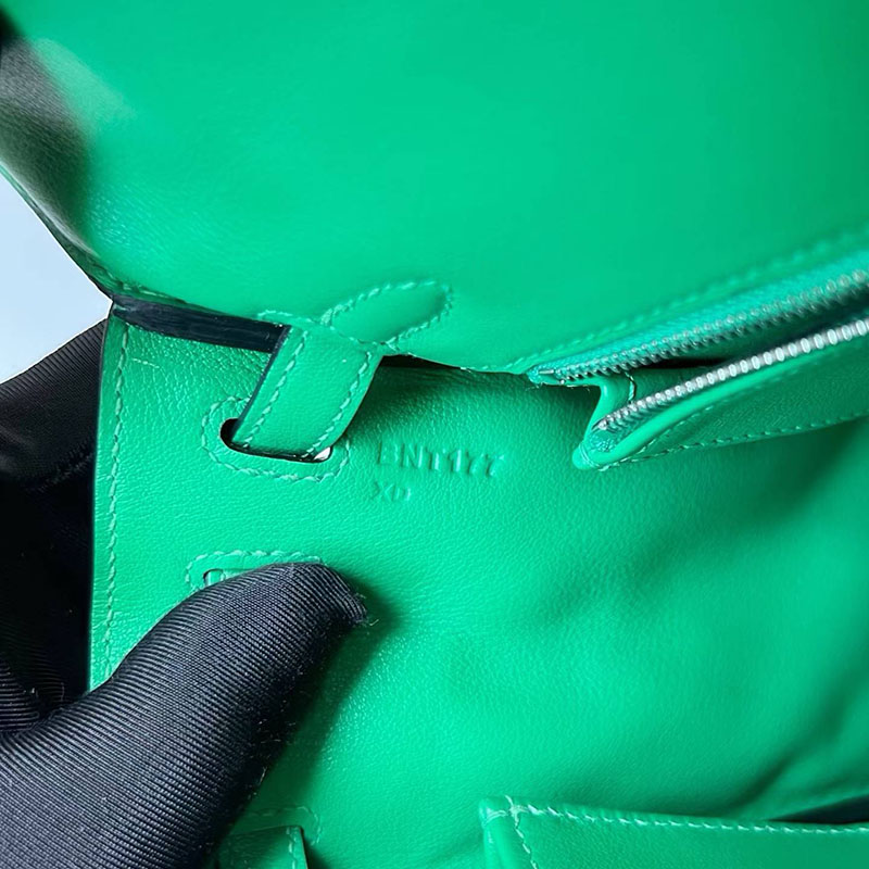 エルメスの人気バッグ HERMES ケリー25 内縫い バンブー スイフト シルバー金具 H042389CK1K エルメス バッグ アウトレット - 画像 (4)
