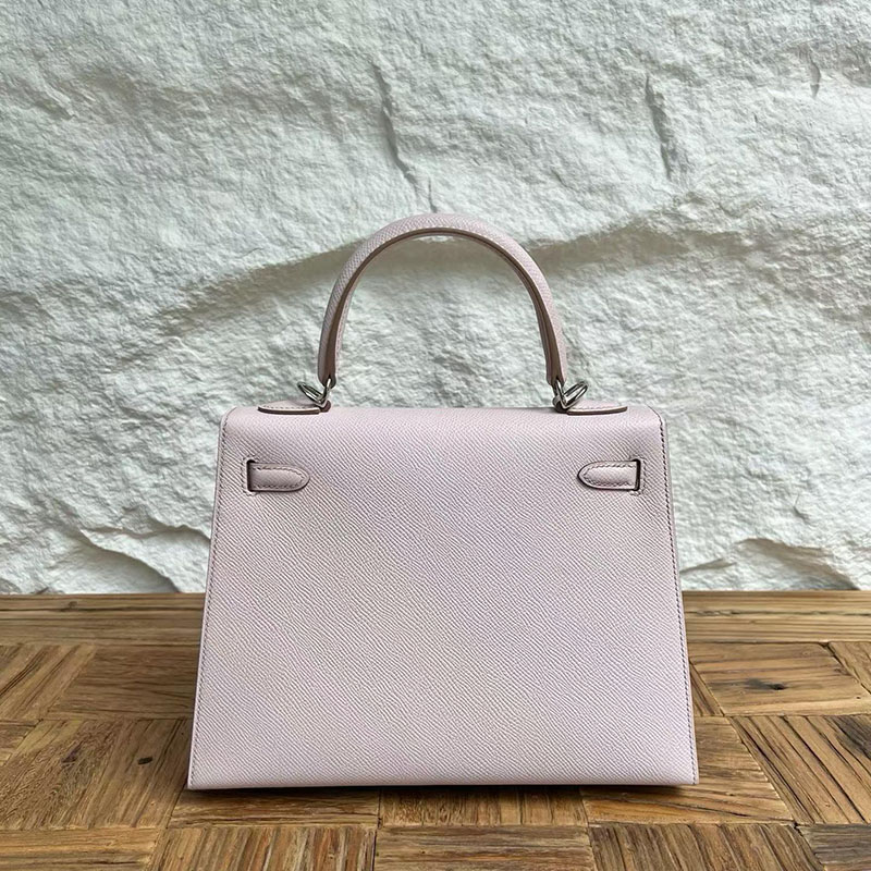 エルメスの人気バッグ HERMES ケリー25 外縫い モーヴペール ヴォーエプソン シルバー金具 H041000CK09 エルメス バッグ 種類 - 画像 (8)