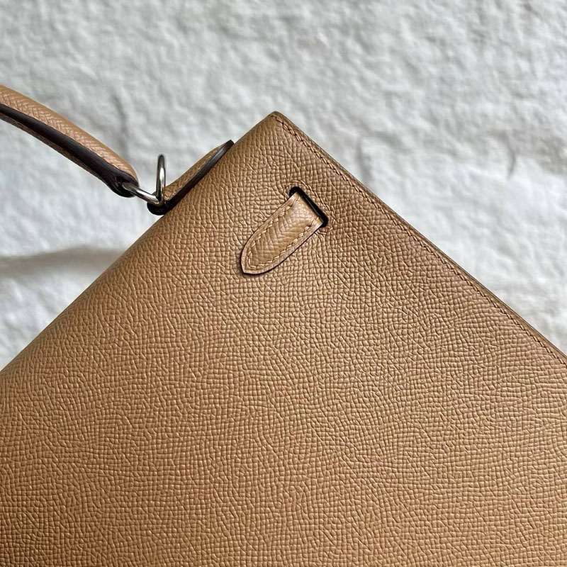 エルメスの人気バッグ HERMES ケリー25 外縫い チャイ ヴォーエプソン シルバー金具 H041000CK0M エルメス バッグ 新作 - 画像 (7)