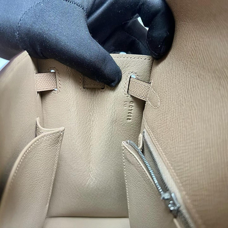 エルメスの人気バッグ HERMES ケリー25 外縫い チャイ ヴォーエプソン シルバー金具 H041000CK0M エルメス バッグ 新作 - 画像 (3)