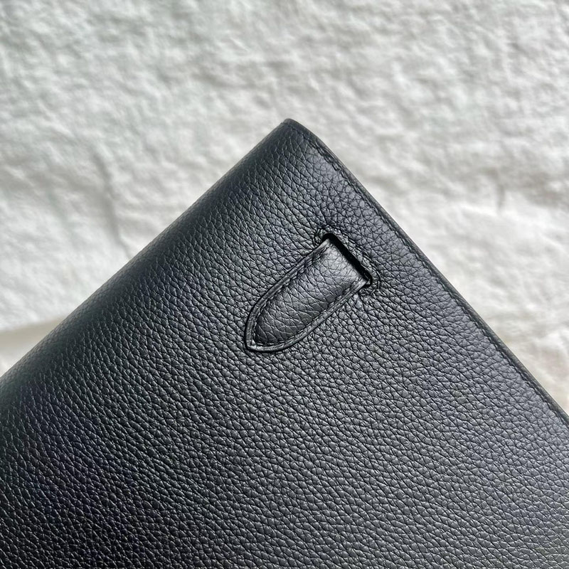 エルメスの人気バッグ HERMES ケリーデペッシュ25 黒 ブラック トゴ シルバー金具 H082295CK89 ケリーデペッシュ メンズ - 画像 (7)