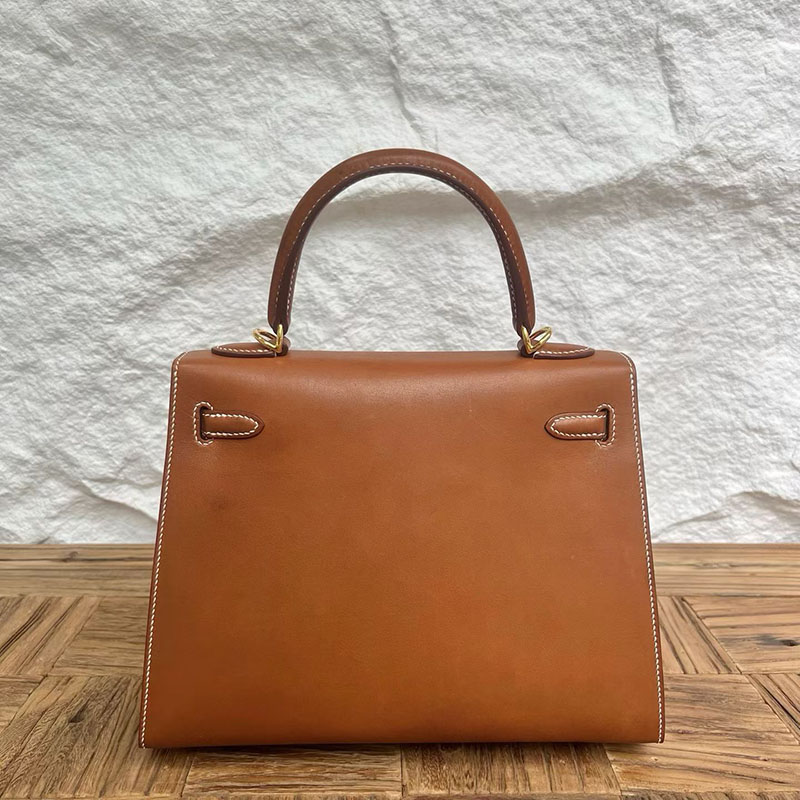 エルメスの人気バッグ HERMES ケリー25 kelly25 外縫い フォーブ バレニア ゴールド金具 2635095 エルメス ケリー25 外縫い - 画像 (8)