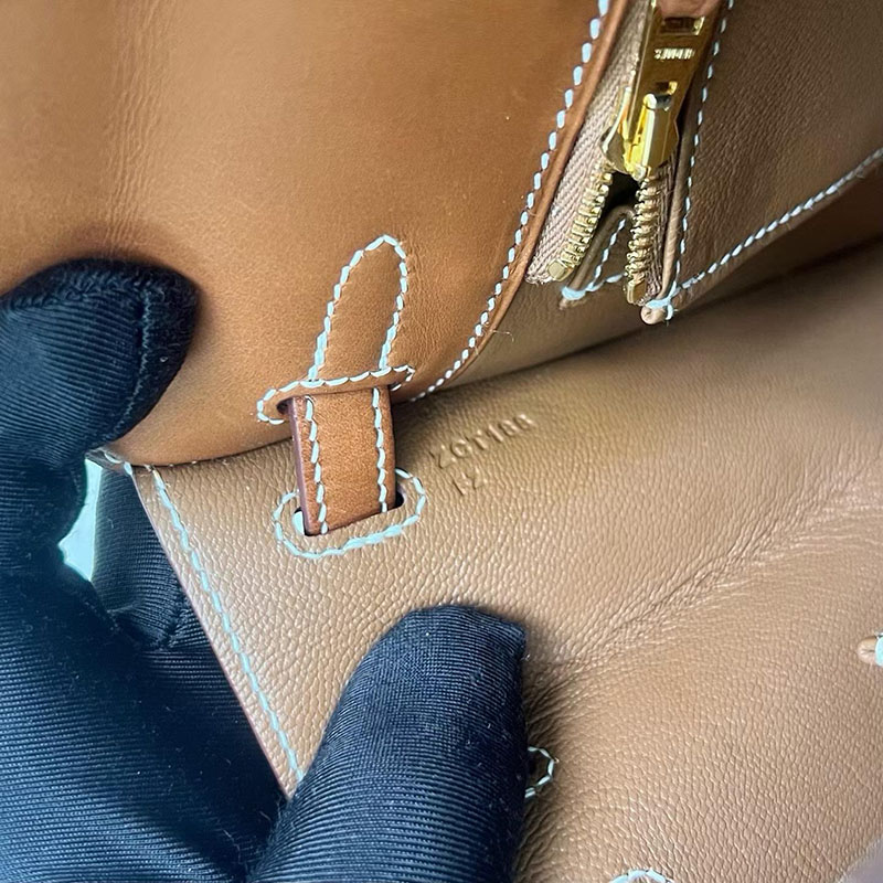 エルメスの人気バッグ HERMES ケリー25 kelly25 外縫い フォーブ バレニア ゴールド金具 2635095 エルメス ケリー25 外縫い - 画像 (3)