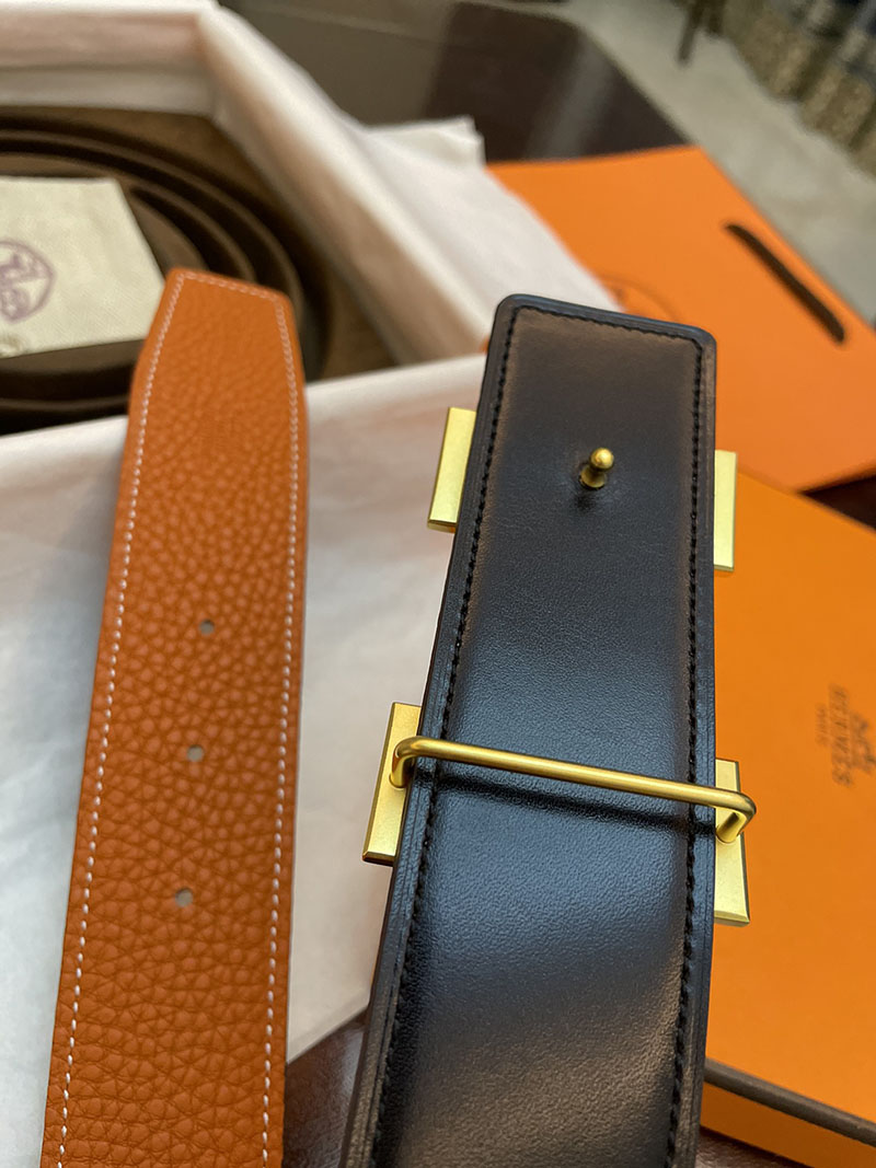 最高級エルメススーパーコピー HERMES リバーシブル 38mm ベルト Hバックル コンスタンス ベルト メンズ 2635100 エルメス ベルト のみ メンズ - 画像 (5)