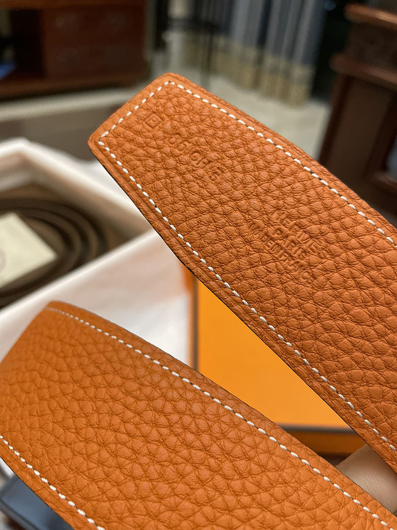 最高級エルメススーパーコピー HERMES リバーシブル 38mm ベルト Hバックル コンスタンス ベルト メンズ 2635100 エルメス ベルト のみ メンズ - 画像 (4)