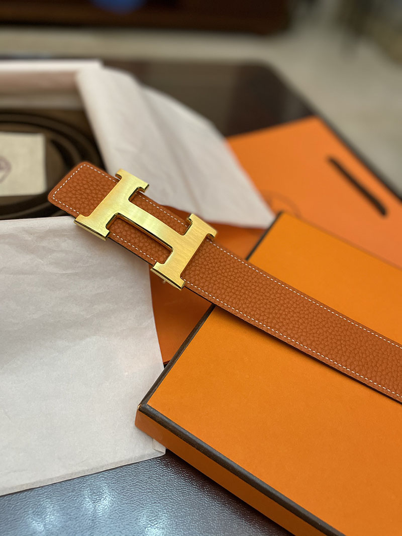 最高級エルメススーパーコピー HERMES リバーシブル 38mm ベルト Hバックル コンスタンス ベルト メンズ 2635100 エルメス ベルト のみ メンズ - 画像 (3)