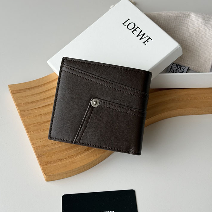 最高級ロエベスーパーコピー LOEWE パンタ バイフォールド ウォレット(シャイニーカーフ)ヴィンテージブラウン C643302X32-0041 ロエベ財布コピー - 画像 (8)