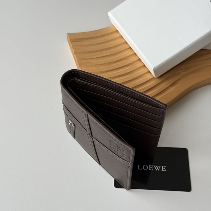 最高級ロエベスーパーコピー LOEWE パンタ バイフォールド ウォレット(シャイニーカーフ)ヴィンテージブラウン C643302X32-0041 ロエベ財布コピー - 画像 (7)