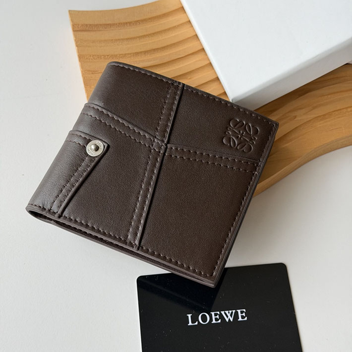 最高級ロエベスーパーコピー LOEWE パンタ バイフォールド ウォレット(シャイニーカーフ)ヴィンテージブラウン C643302X32-0041 ロエベ財布コピー - 画像 (5)
